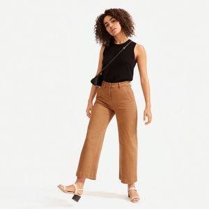 Everlane Wide Leg Crop - Ochre